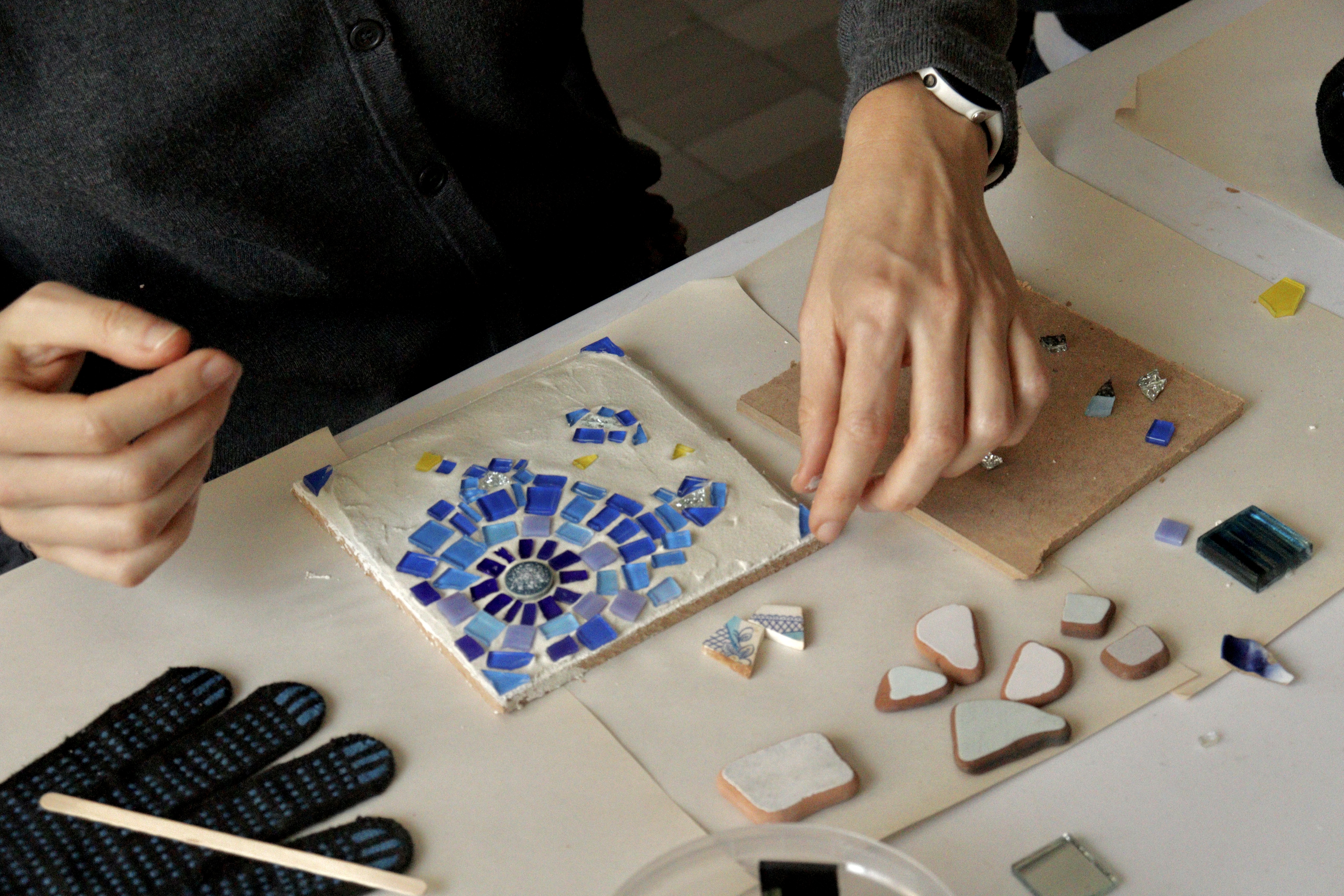 Мастер-класс «Мозаика. Подставка под кружку»